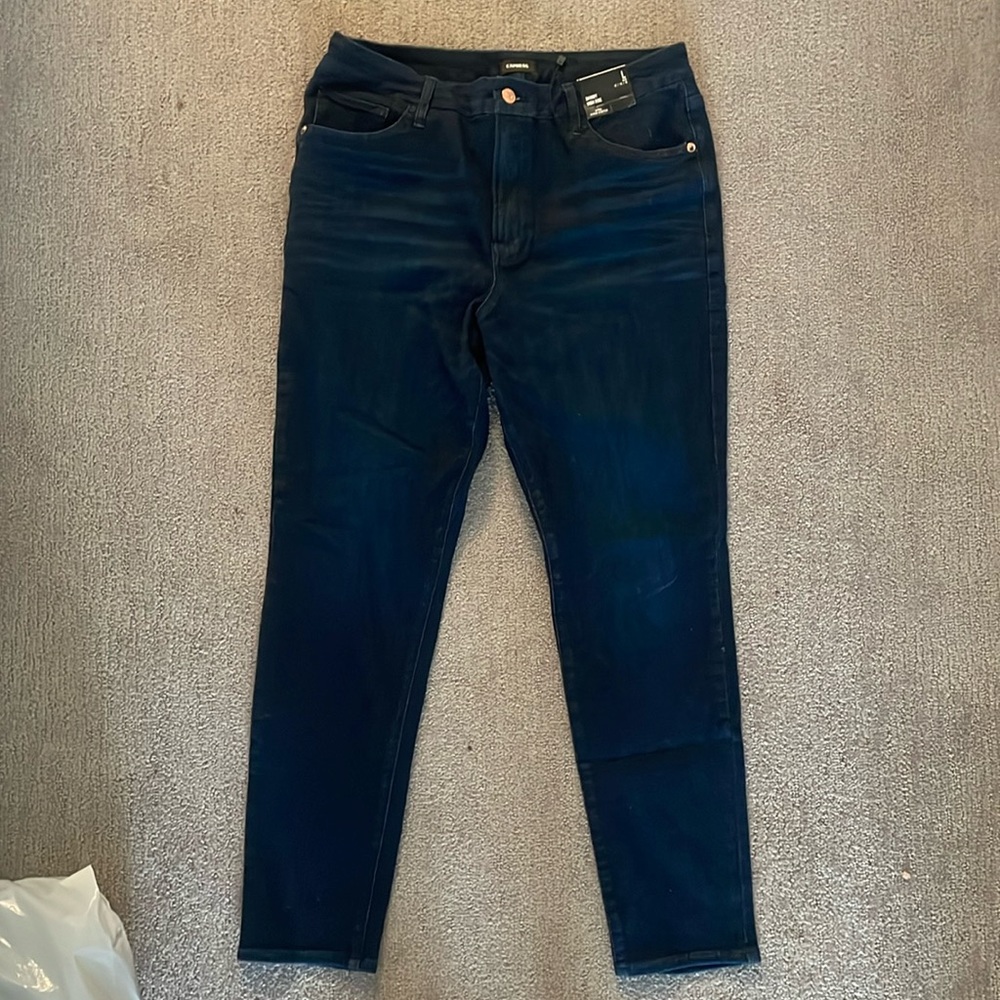 Express skinny high rise jeans size L (12/14/16)